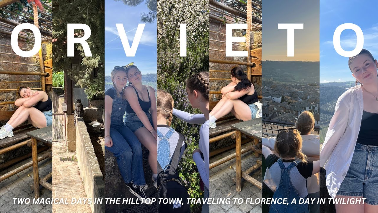 orvieto diary | exploring the town, day trips, travel with me to florence 🍕🍷