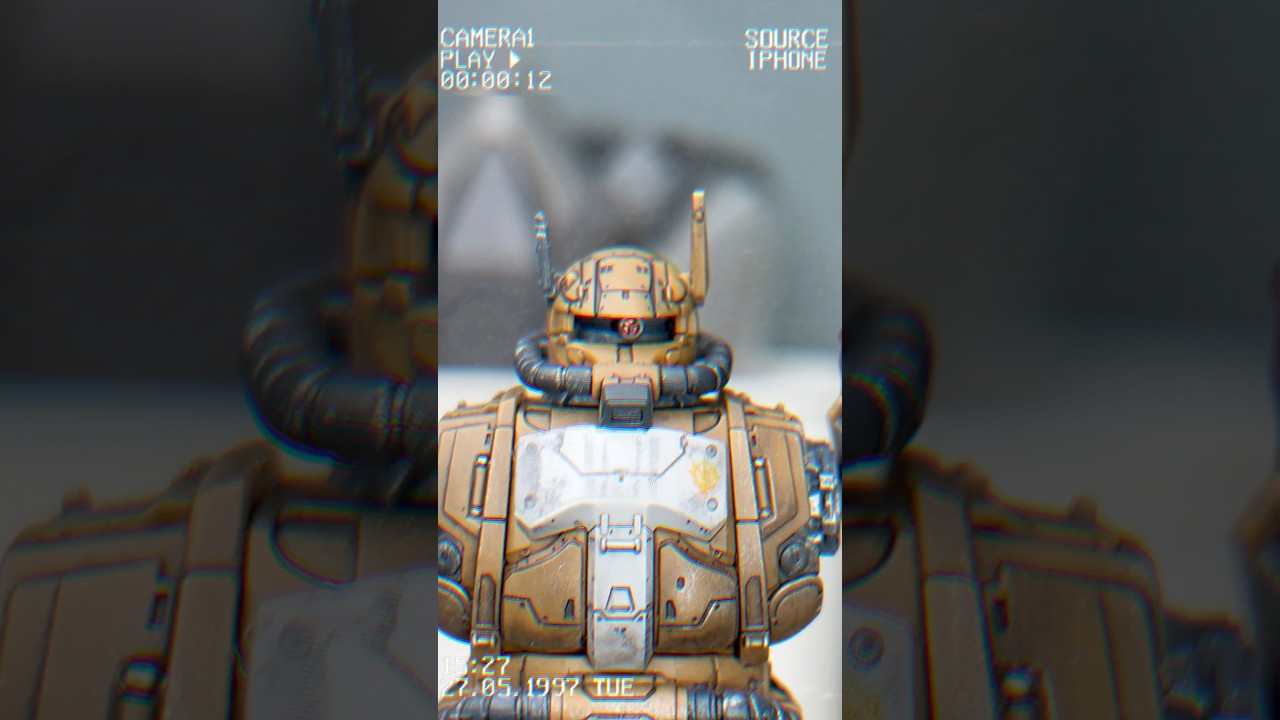 Hg gundam ex , Zaku II solari  Gundam requiem for vengeance #gundambuilder #rfv #netflix
