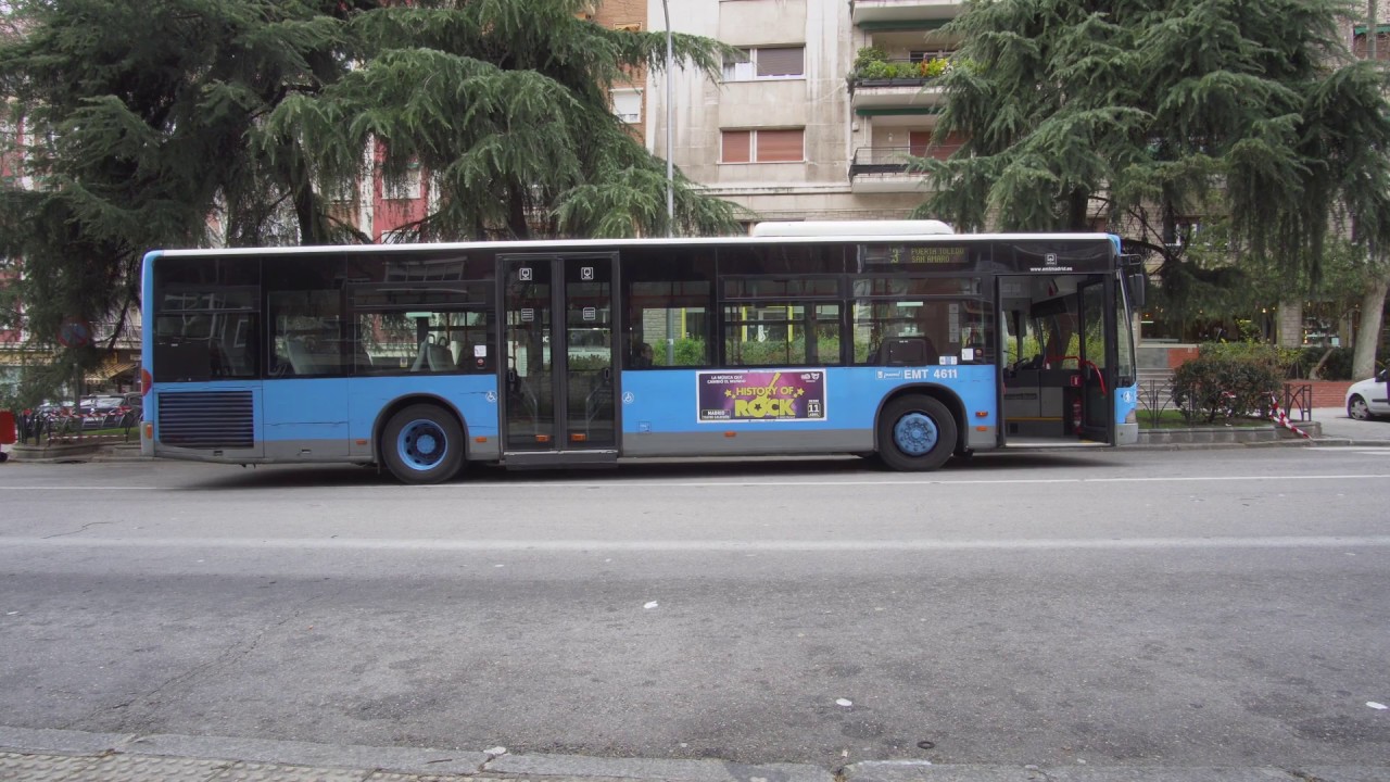 Spain, Madrid, bus 3 ride from San Amaro to Santo Domingo
