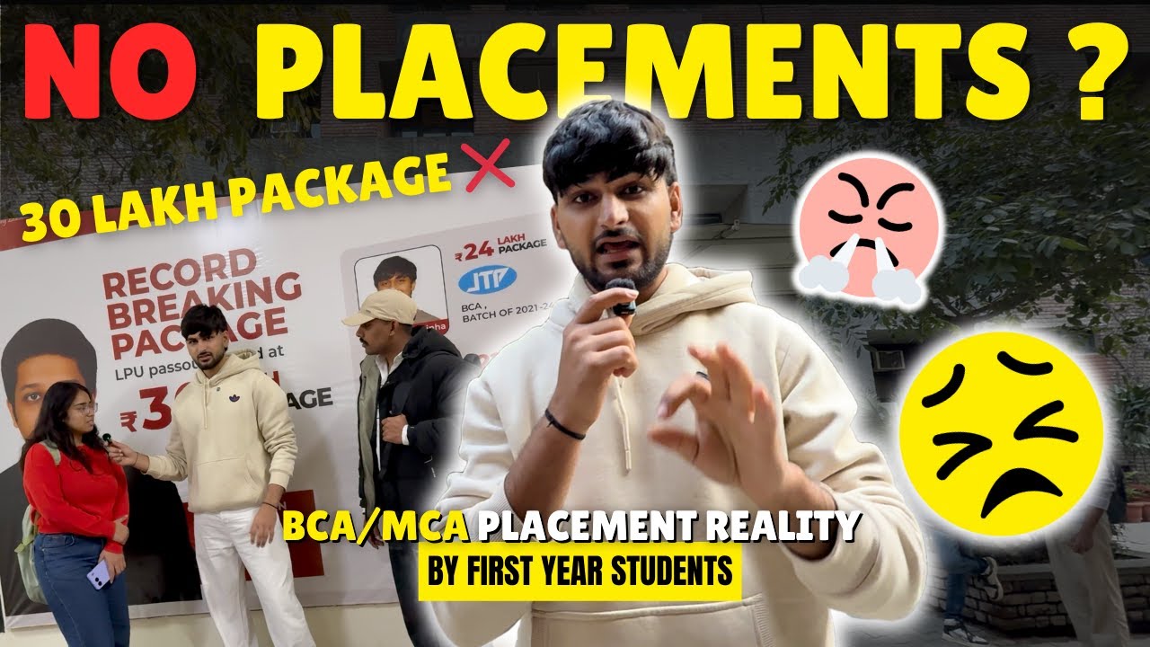 LPU BCA/MCA Placement Reality 2026 | First Year Students Speak Truth | Honest Review