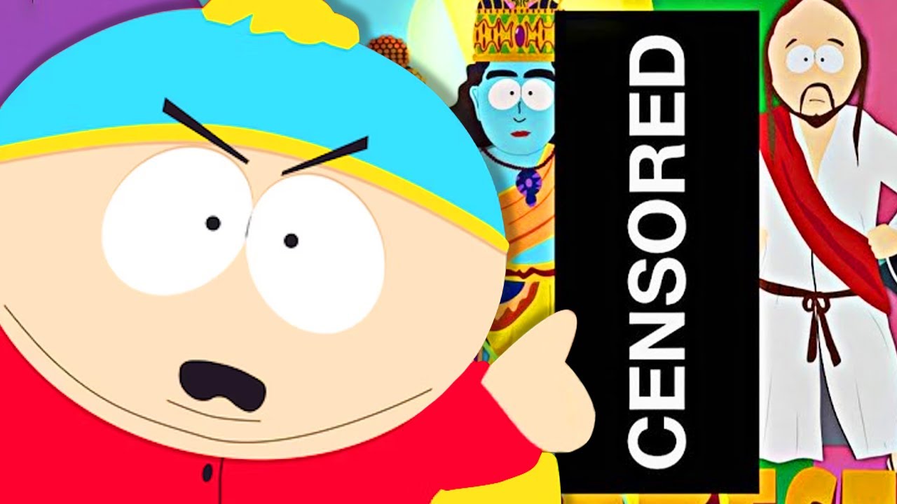 we watched the BANNED South Park episodes...