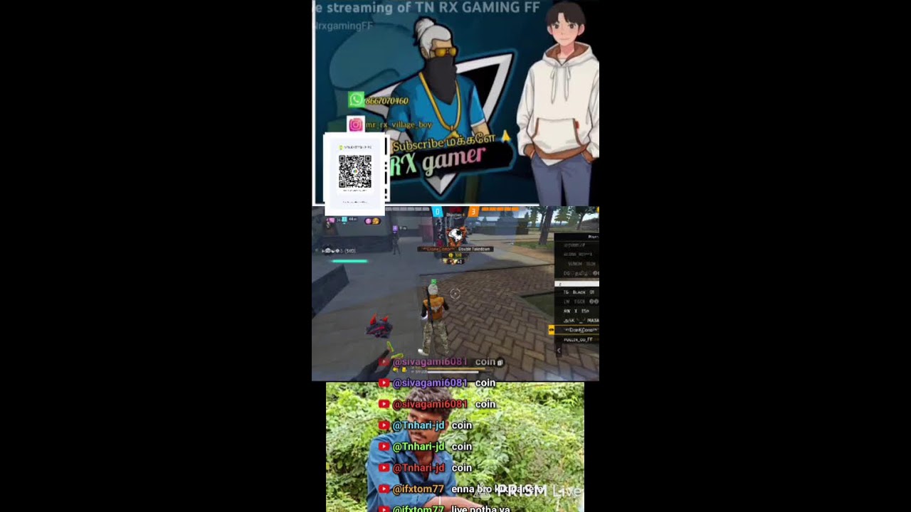 Live streaming of TN RX GAMING FF
