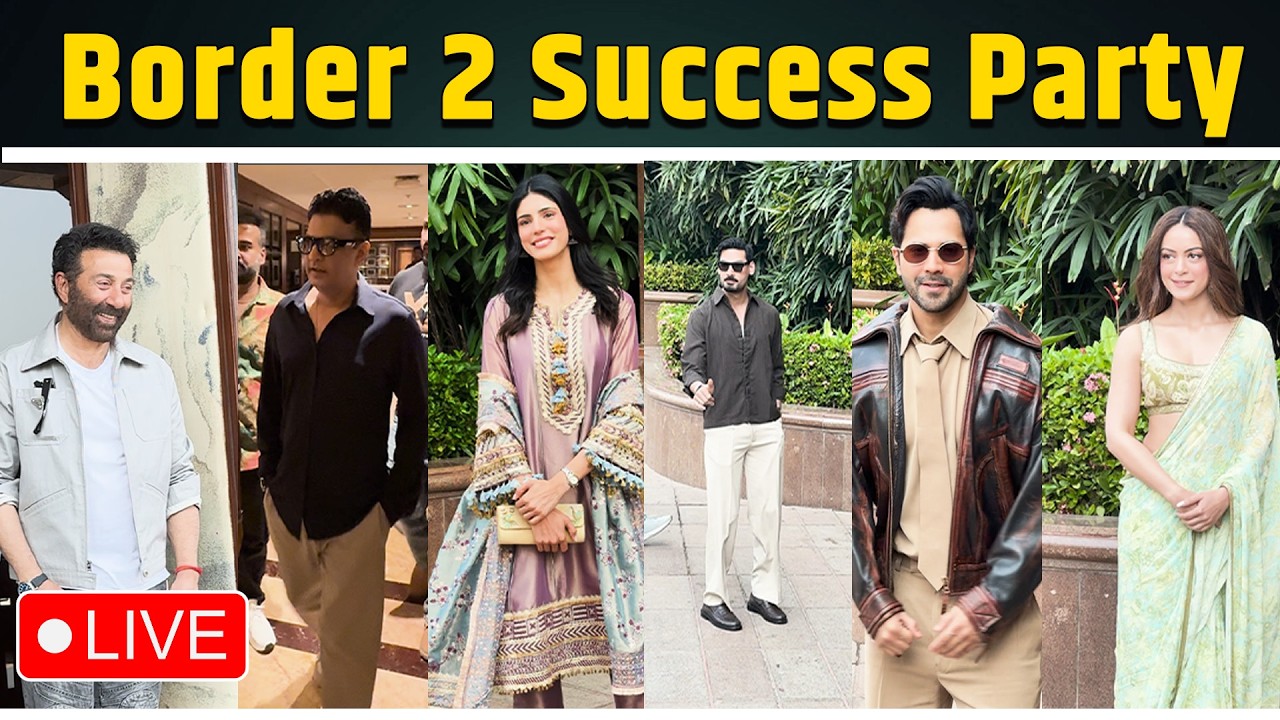 Border 2 Success Party: Sunny Deol, Ahan Shetty, Varun Dhawan & Other Celebs Spotted! |FilmiBeat