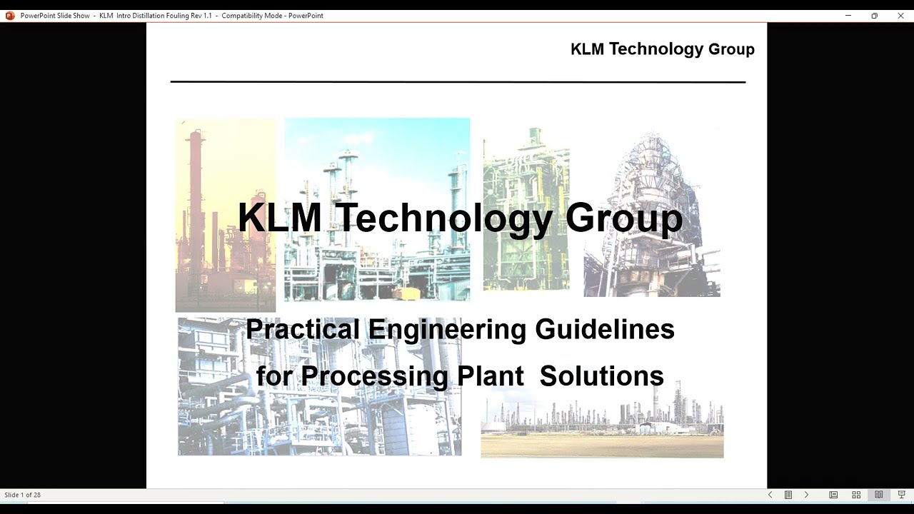 KLM Introduction to Distillation Fouling
