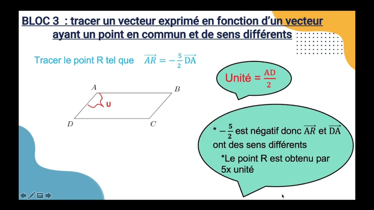 Construction de vecteurs