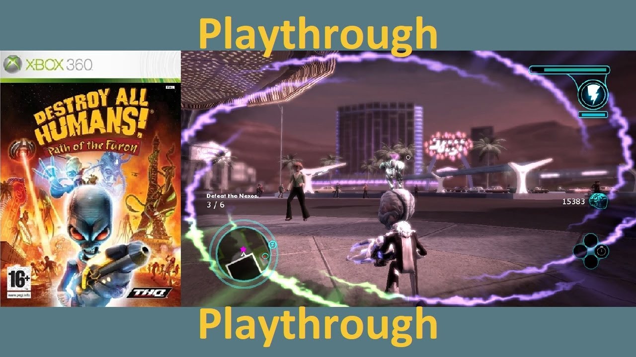 Destroy All Humans Path of the Furon Xbox 360 Playthrough