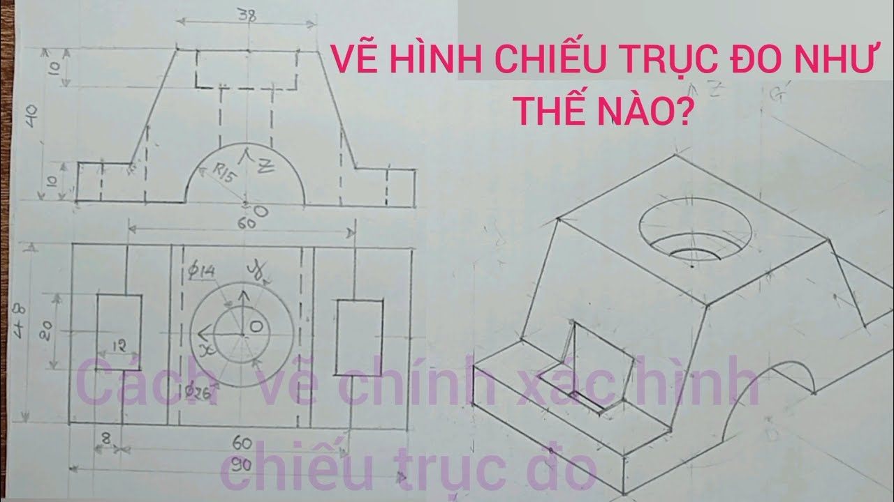 HÌNH CHIẾU TRỤC ĐO VẼ THẾ NÀO?.