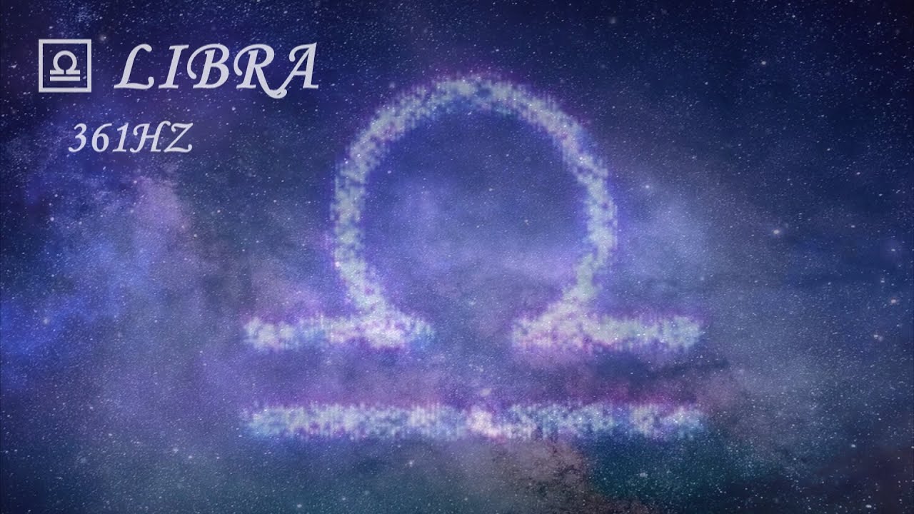 8 Hours - ♎︎ Libra - 361HZ Tone & Sleep Music - Dark Screen- HD. Sleep, Heal, Relax, Meditate, Study