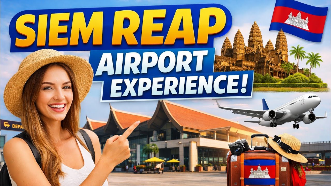 Siem Reap Airport Experience 🇰🇭 | First Impression of Cambodia Airport