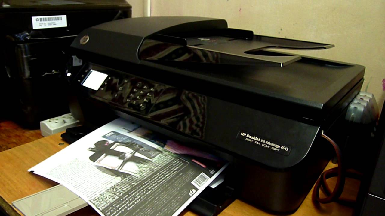 Hp 4645 Con sistema de Tinta Continúa