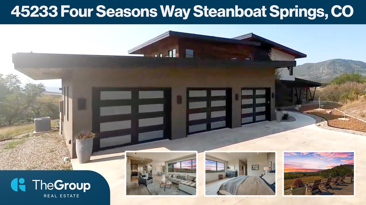 Steamboat Springs Luxury Real Estate | Aerial Tour of Mountain-Modern Retreat in Giant Sky Ranch