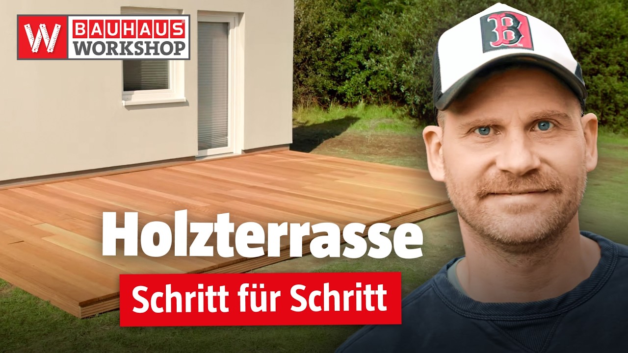 Holzterrasse bauen [Anleitung] | BAUHAUS Workshop