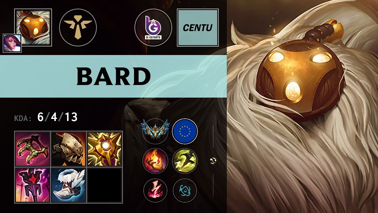 (BGT CENTU) Bard Support vs Senna - EUW Challenger Patch 26.13