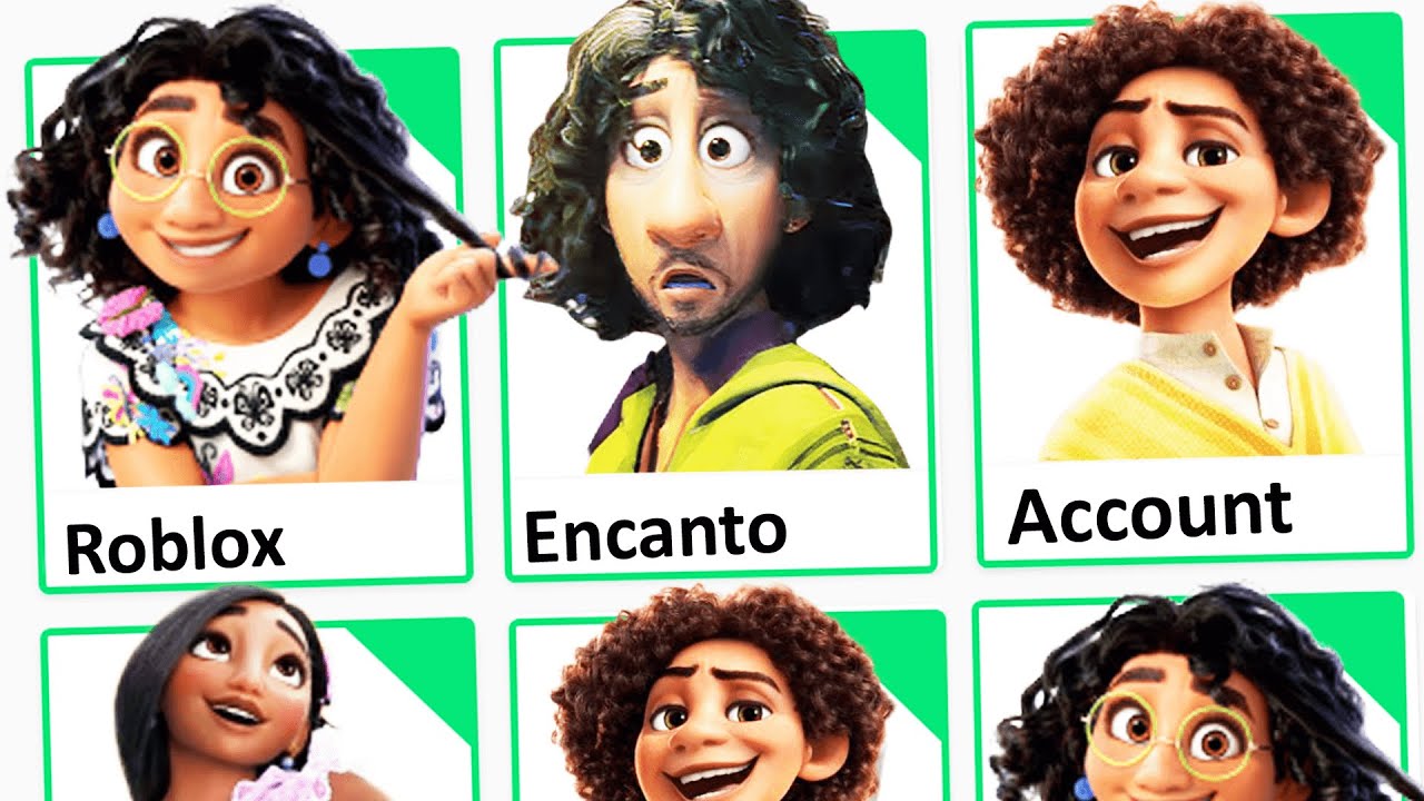 MAKING ENCANTO a ROBLOX ACCOUNT (Mirabel, Bruno, Camilo, Luisa & More!)