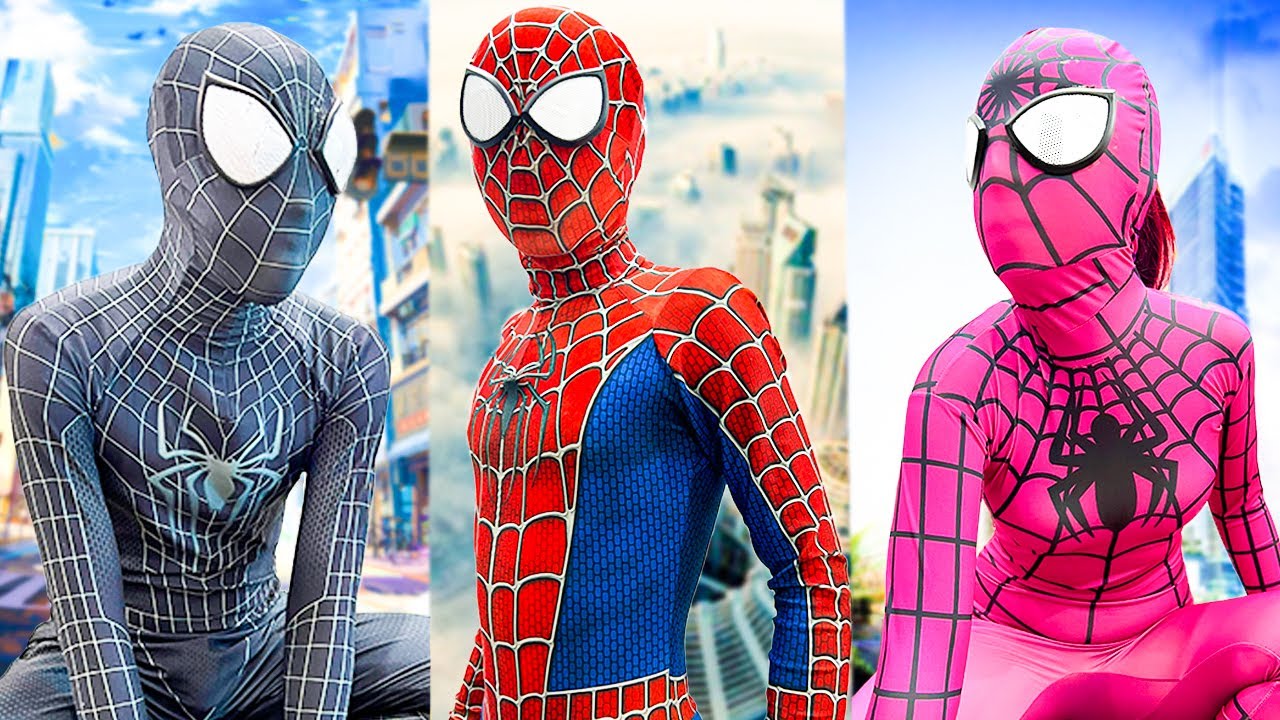 TEAM SPIDER-MAN Nerf War vs BAD GUY TEAM ( Live Action Story ) || SEASON 1