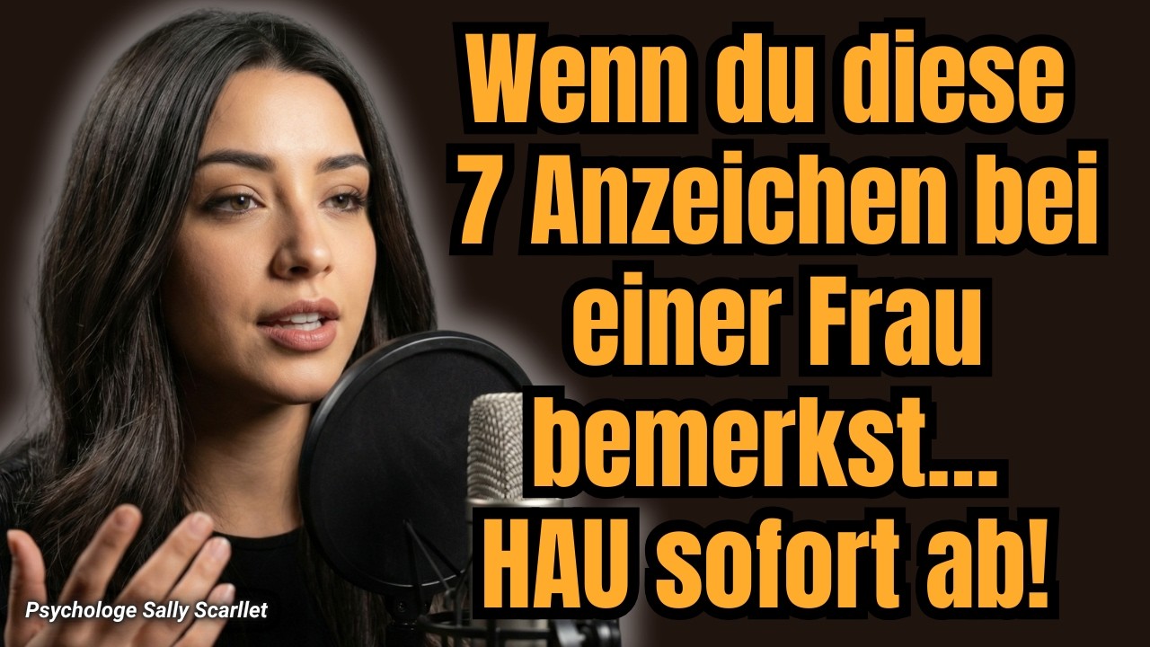 Wenn du diese 7 Anzeichen bei einer Frau bemerkst… HAU sofort ab!