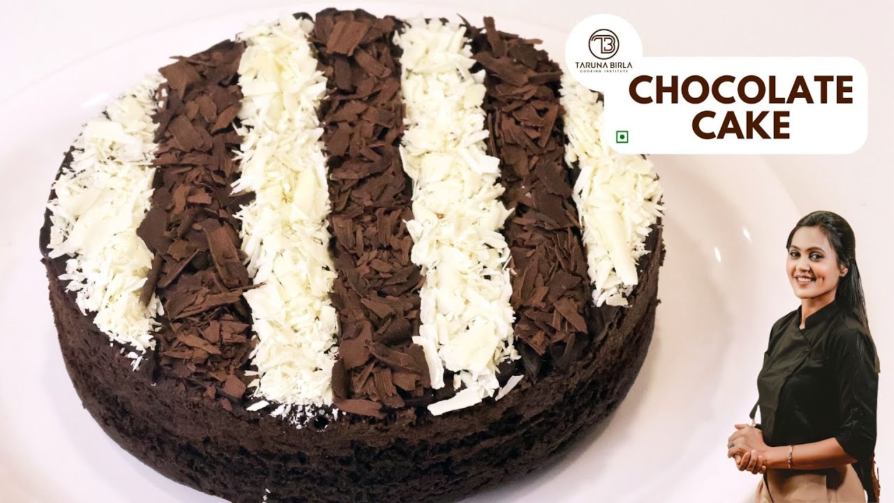 Super Soft Eggless Chocolate Cake | No Oven | No Whipping Cream | Chef taruna Birla