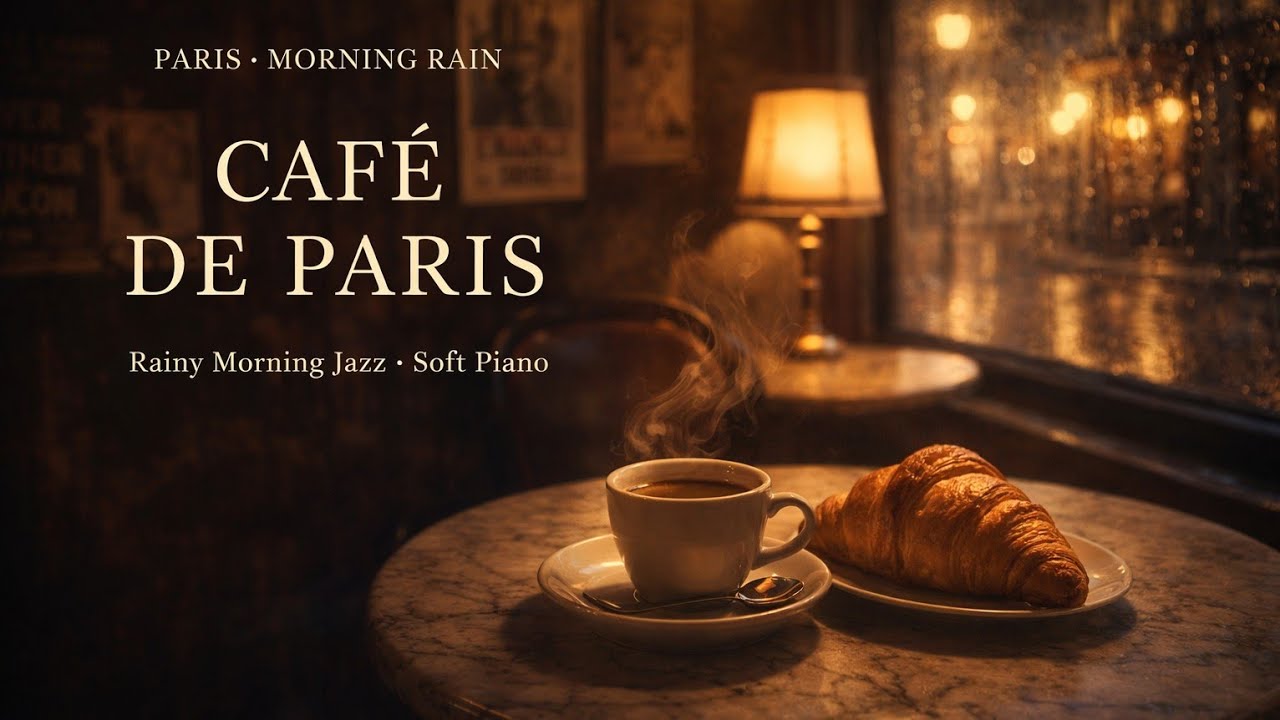 Rainy Cafe Morning Jazz  | Study / Work Music