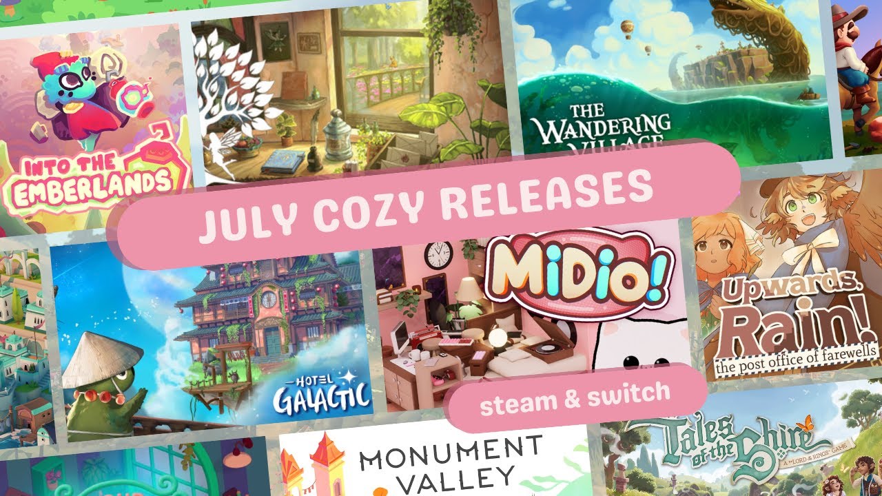 20 ✨NEW✨ cozy games releasing this JULY! ☀️🐚 - an in-depth overview | nintendo switch & steam 🎮