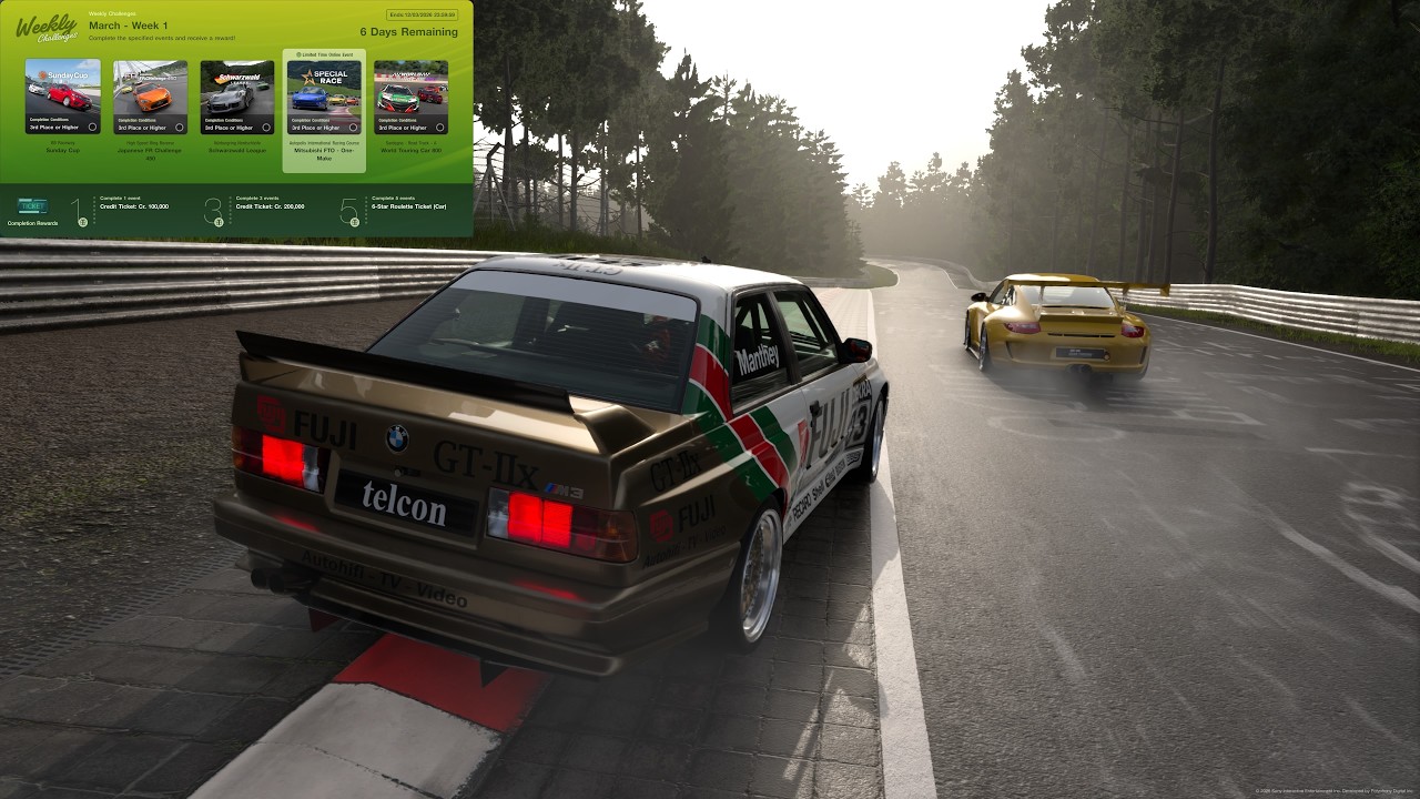 Gran Turismo 7 | Weekly Challenge | March - Week 1 | Schwarzwald League