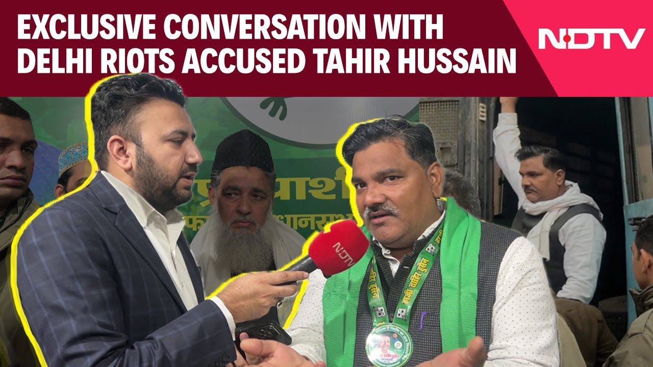 Tahir Hussain Latest News | Delhi Riots Accused On 6-Day Parole For Delhi Polls Speaks To NDTV
