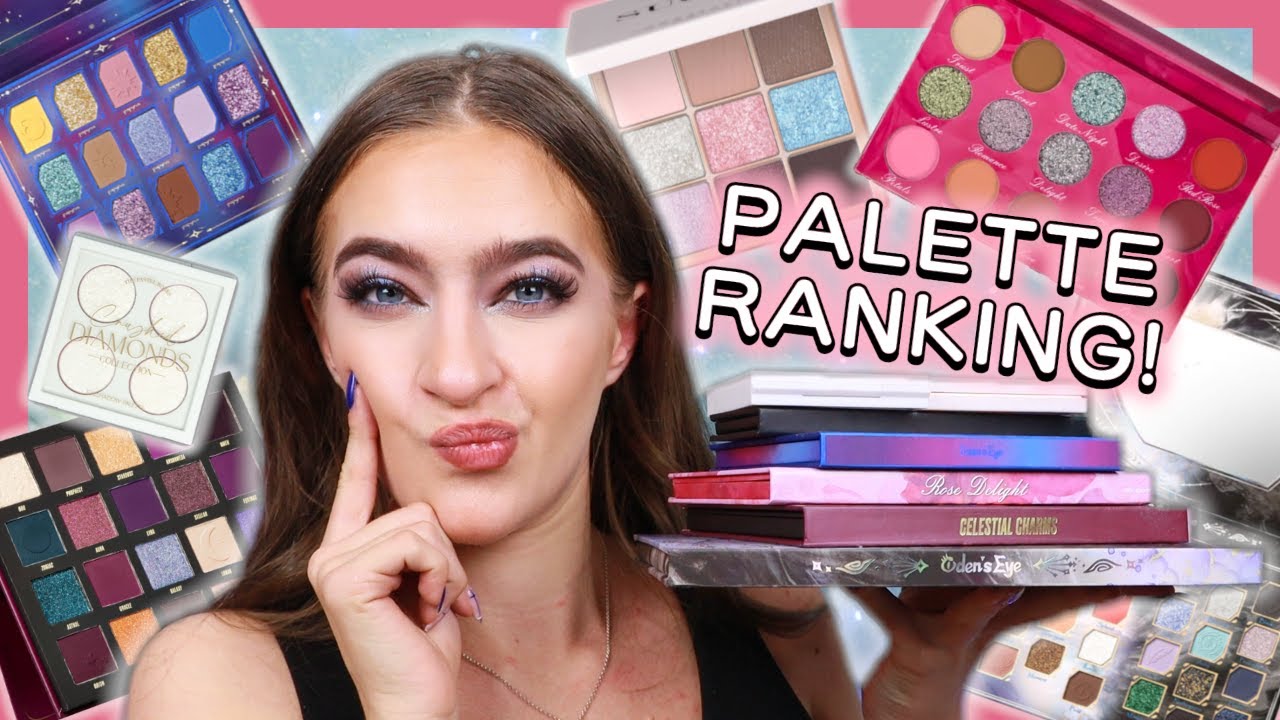 Ranking My Last 10 Eyeshadow Palettes!! (the only palettes you'll ever need!)