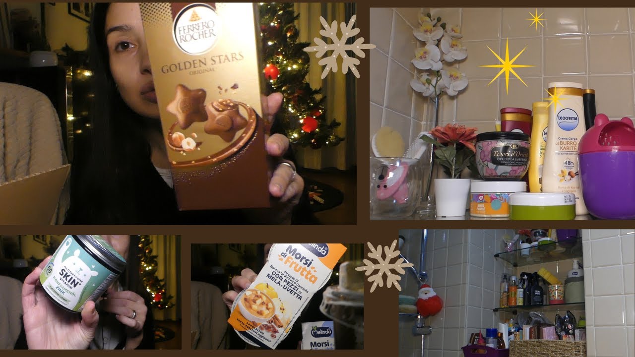 ASMR ORGANIZZAZIONE BAGNO , PROFUMI , MAKEUP E SKINCARE 🧖🏽‍♀️ | #DEGUSTABOX DICEMBRE 🍫🎄