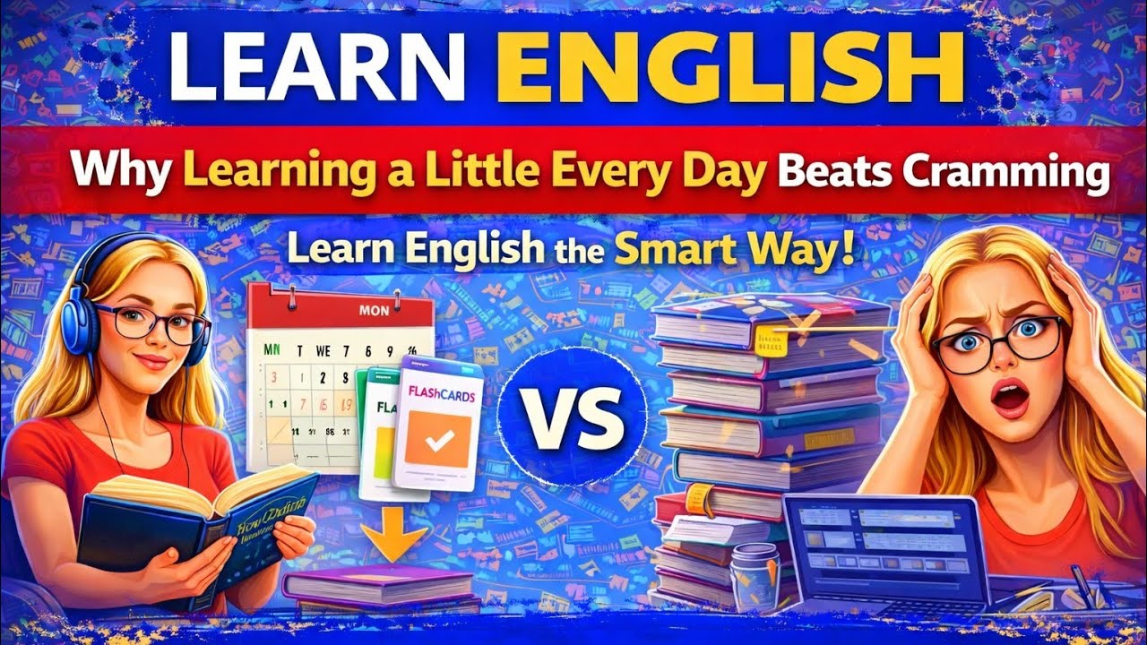 Learn English With Podcast | Why Learning A Little Every Day Beats Cramming | English Learning Fast