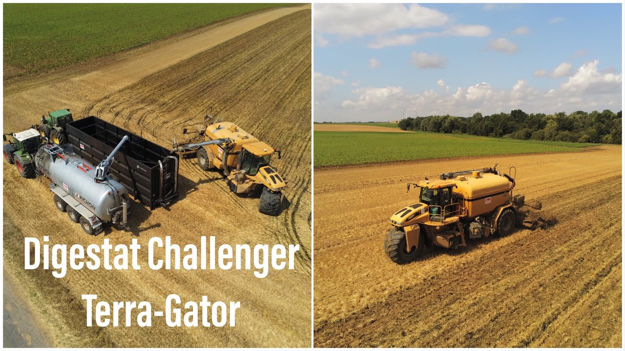 Enfouissage digestat par Challenger Terra-Gator 8333