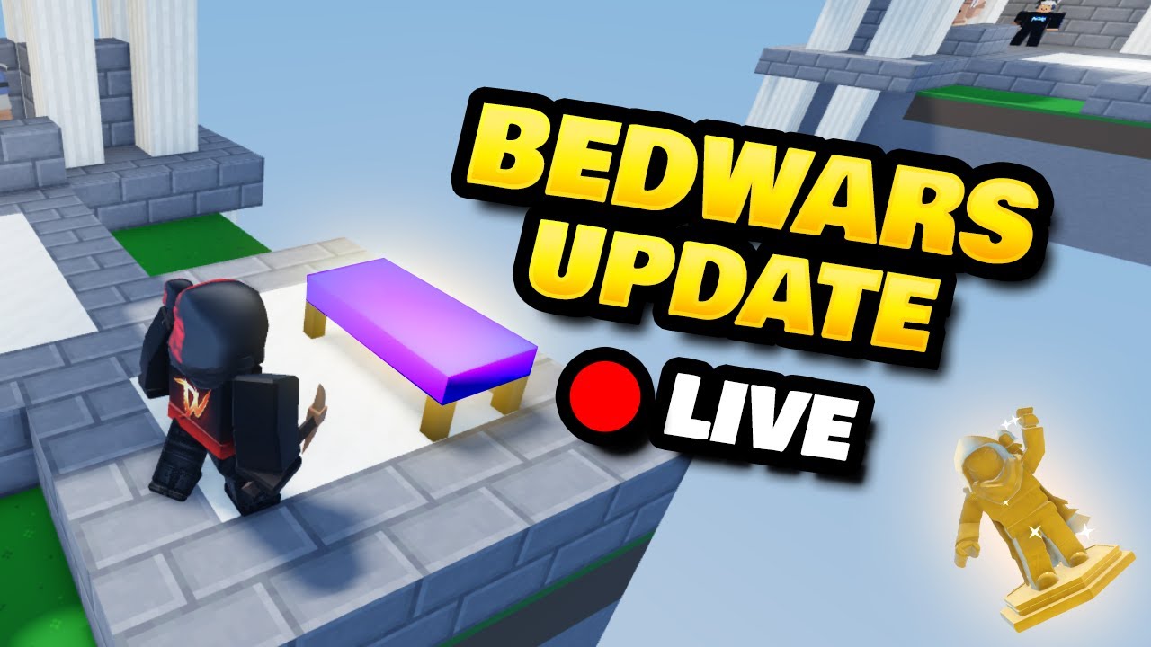 Roblox BedWars Update LIVE Stream + DV Trophy
