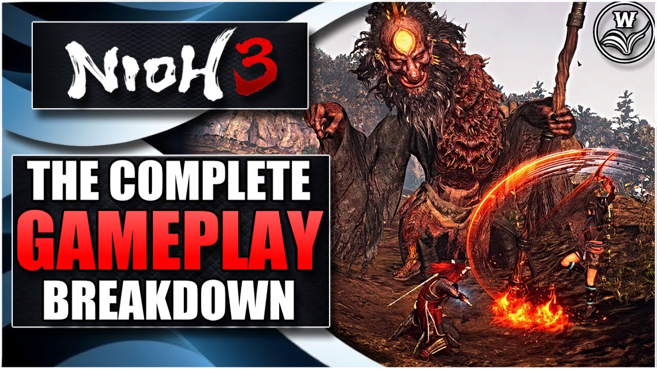 Обзор игрового процесса Nioh 3: самураи/ниндзя, оружие, открытый мир, кооператив и многое другое ...