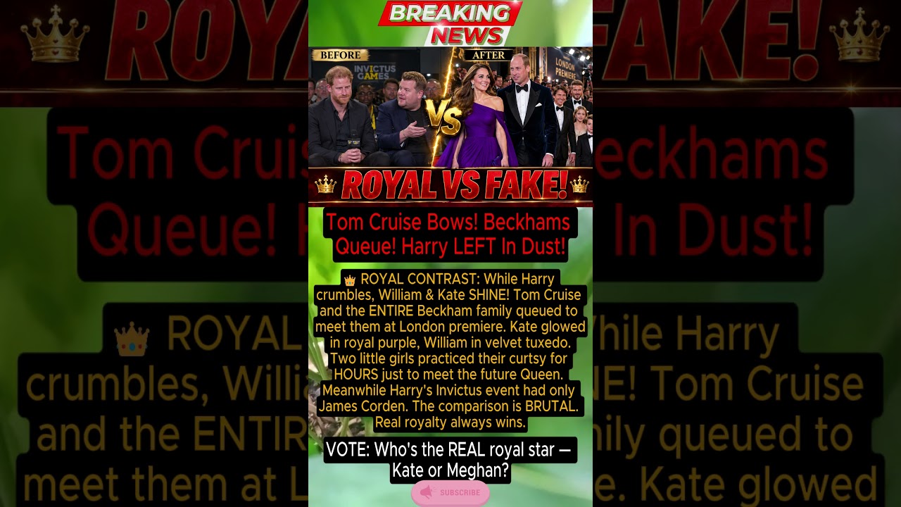 Kate & William DESTROY Harry's Week &mdash; Tom Cruise QUEUES! 👑 #royal #princeharry #royalfamily #news