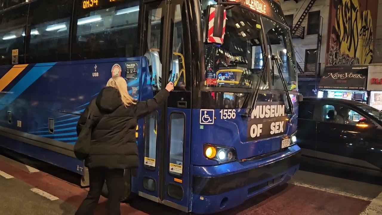 Both The Queens Bound QM31 and The Queens Bound QM34 Express Bus