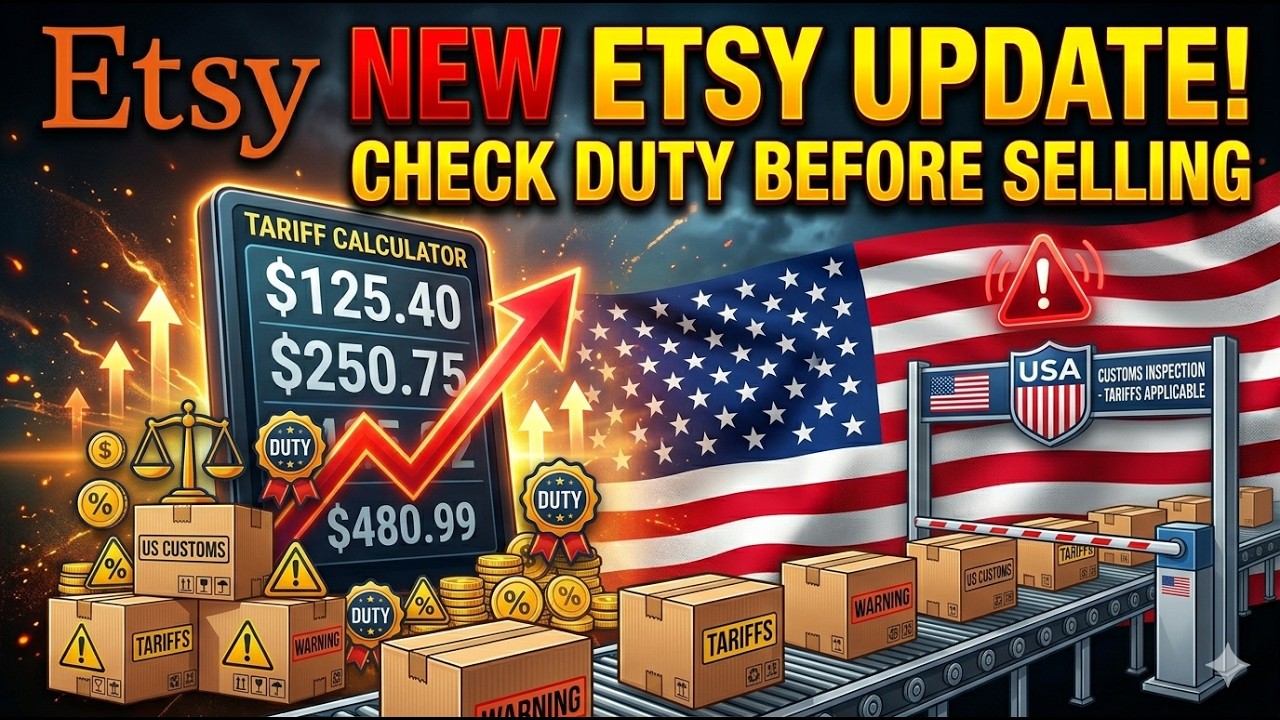 Etsy US Tariffs Calculator Explained 2026 | How to Calculate USA Import Duties for Etsy Orders
