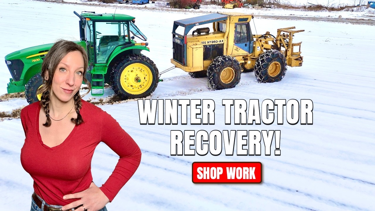 We Had To Rescue Our Tractor...Sitting Broken Since Harvest