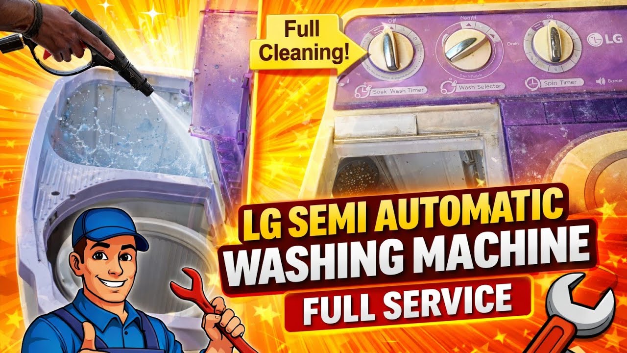 LG semi automatic washing machine service
