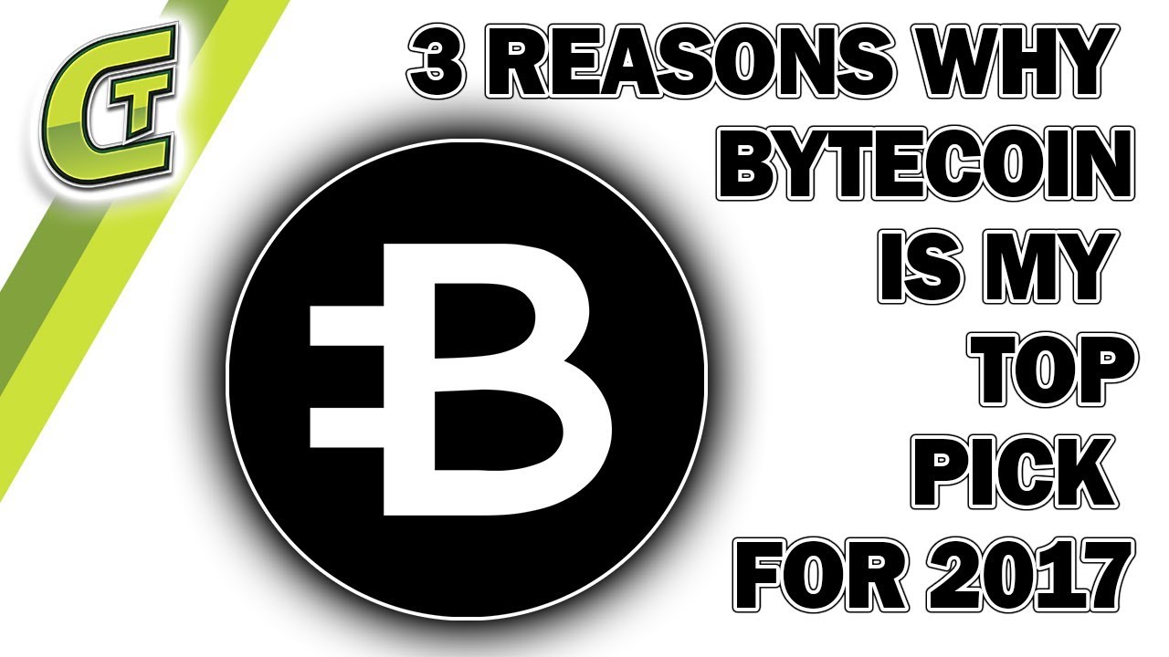 3 Reasons Why Bytecoin is my Top Pick for 2017