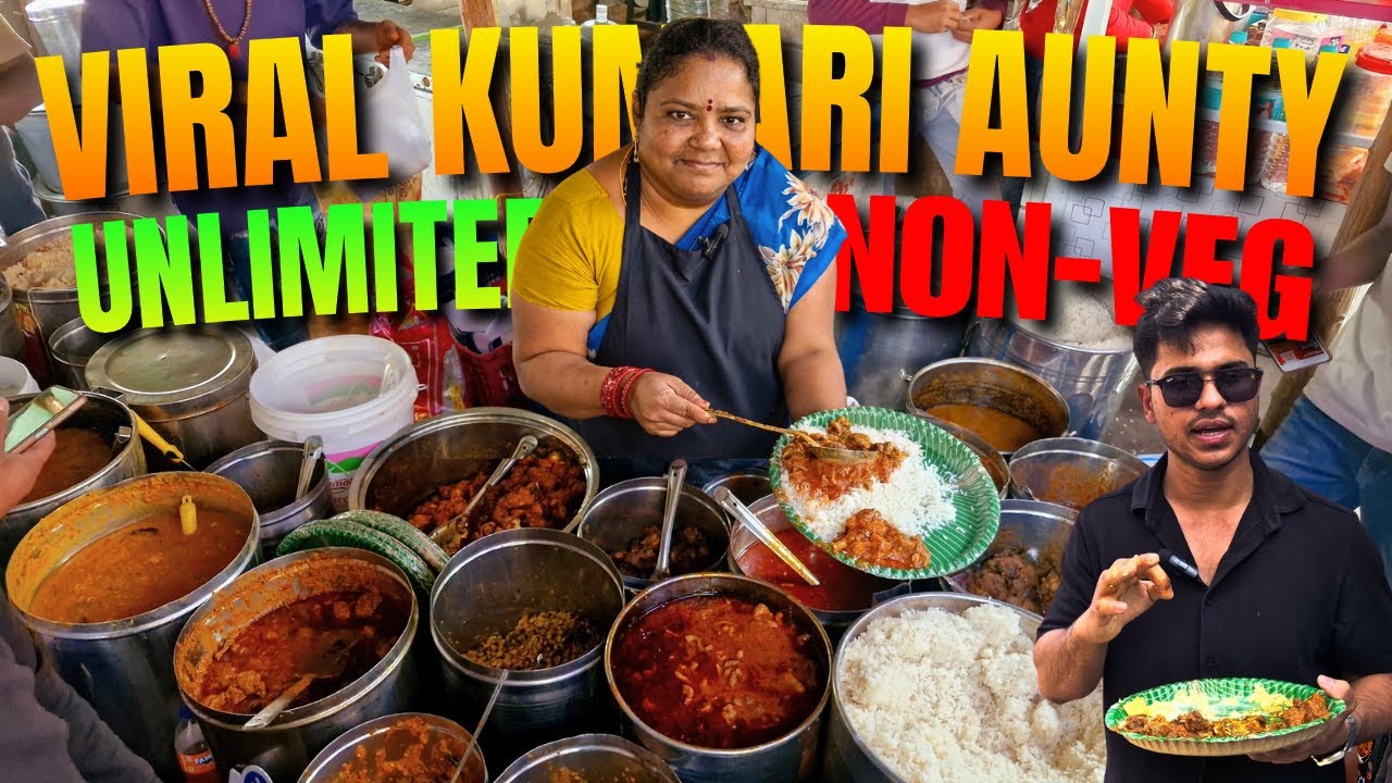 Tried Most Viral Kumari Aunty Food In Hyderabad | Worth it Or Just Hyped