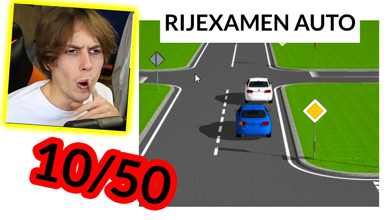 Een Officieel Rijexamen Invullen...