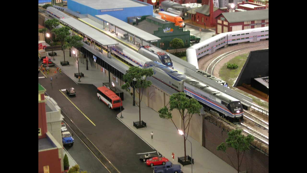 HO Scale Elevated Amtrak Station Renovation HD
