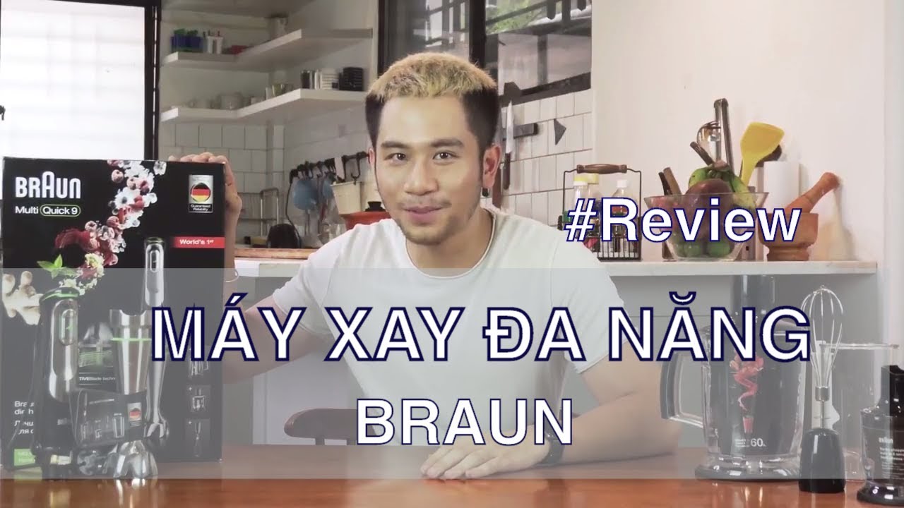 REVIEW - MÁY XAY ĐA NĂNG CẦM TAY BRAUN - Dinology