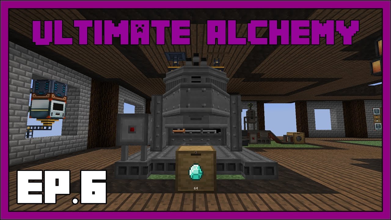 Ultimate Alchemy - EP6 - Diamonds! - Modded Minecraft 1.12.2