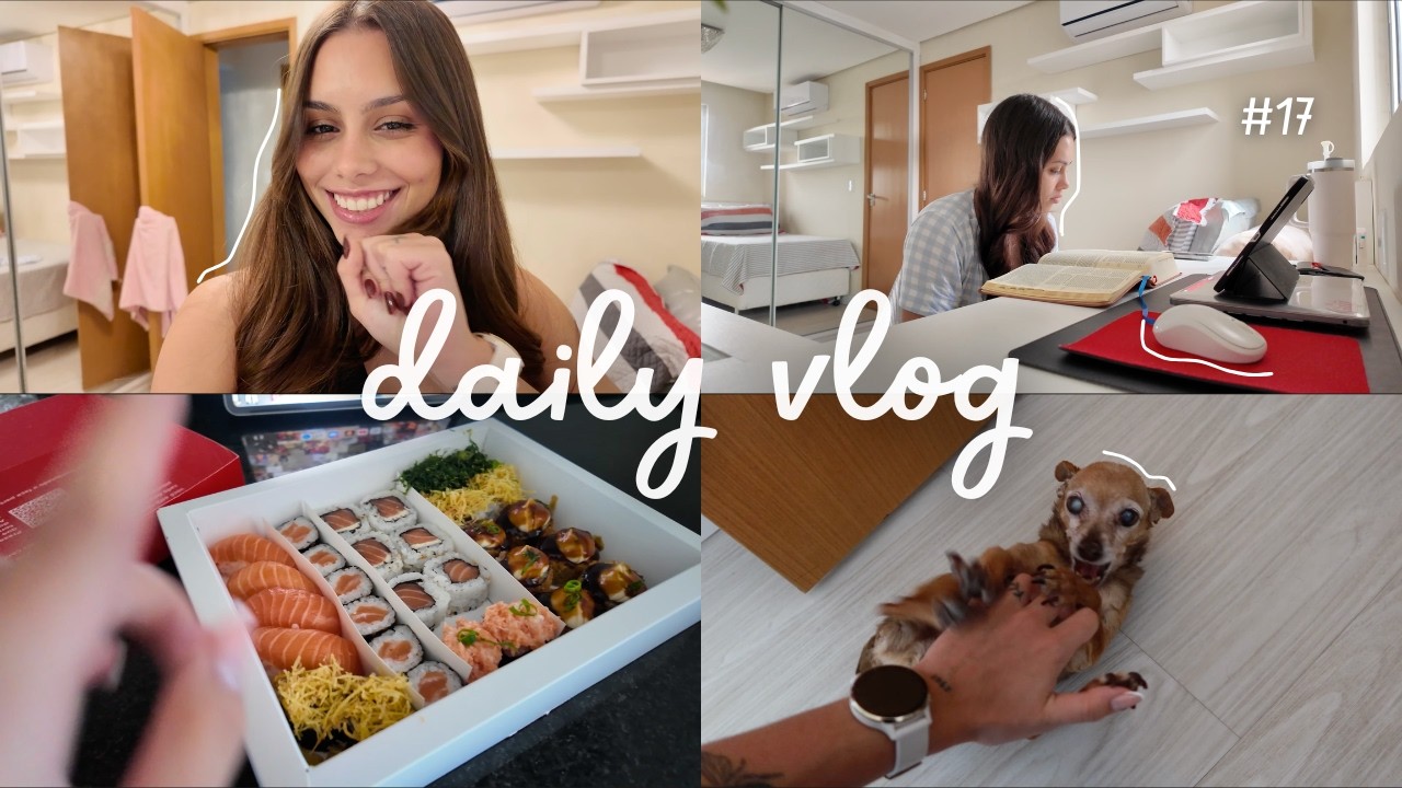 VLOG DA SEMANA: rotina de sempre, make pra sair...