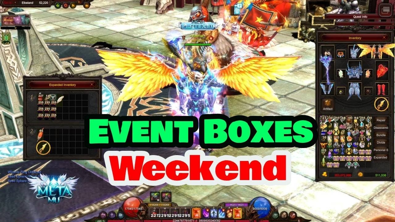 📦 Weekend Event: Event Boxes with Exclusive Rewards! - MU Online Season 20