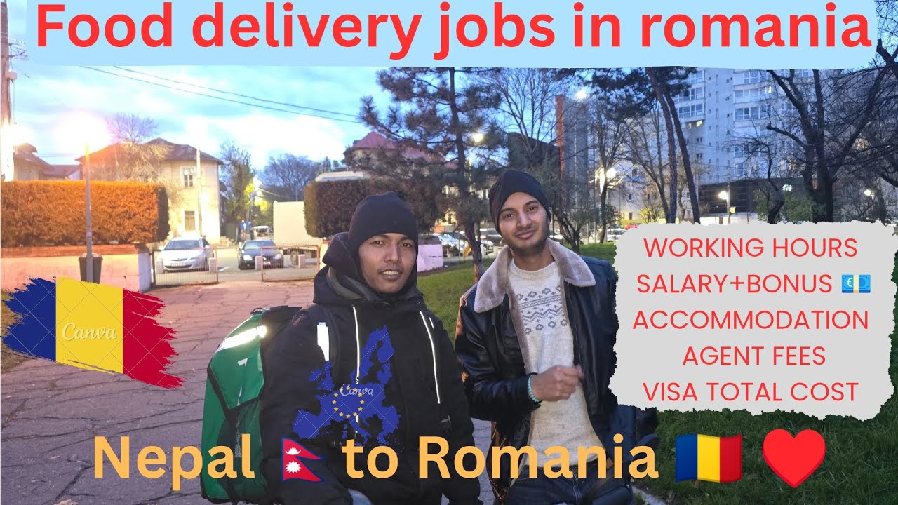 FOOD DELIVERY JOB IN ROMANIA 🇷🇴 || MONTHLY 💰 INCOME 😱 ek he video me complete information.
