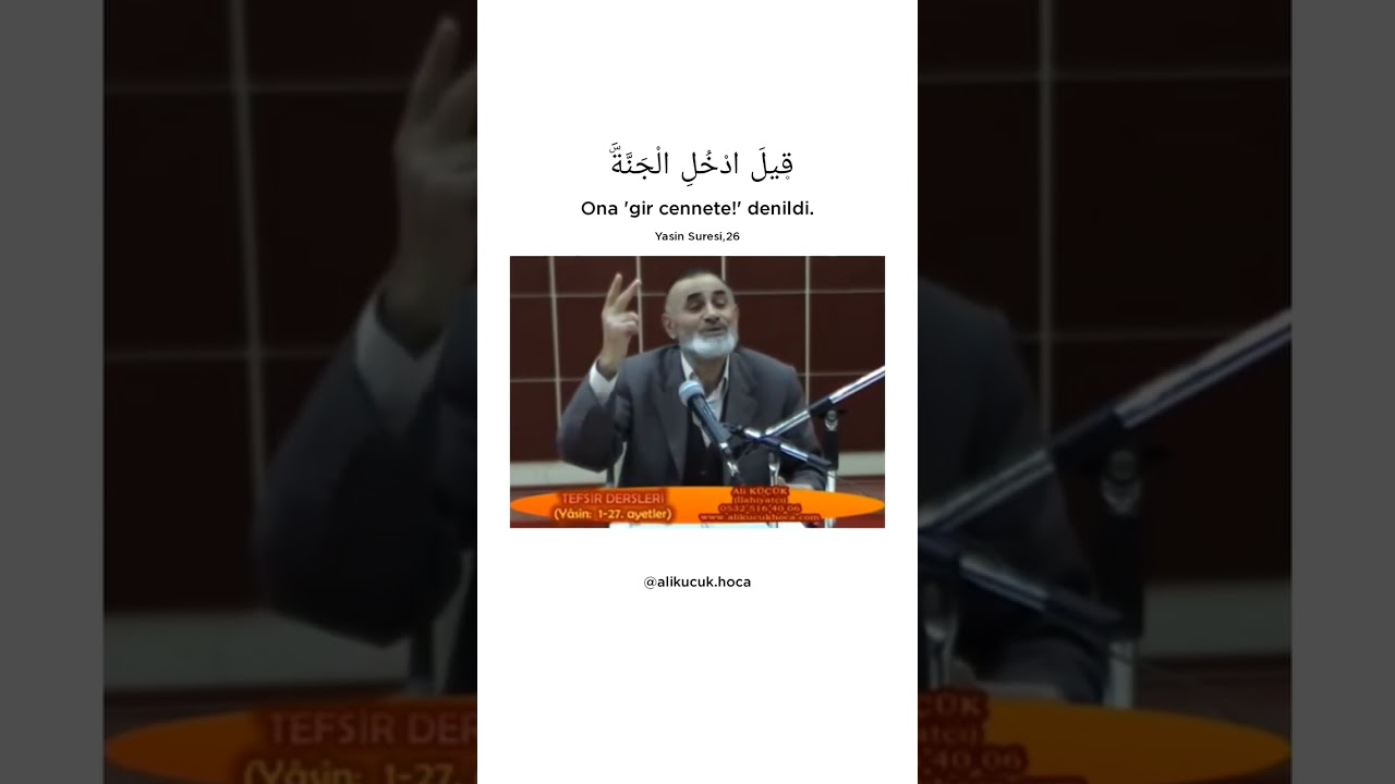 O garip ama izzetli gençe denildi ki! | ALİ KÜÇÜK HOCA