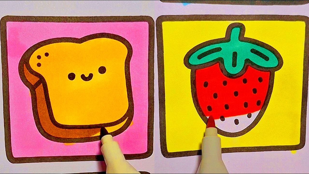 Satisfying ASMR Coloring✨Crunchy and Fast