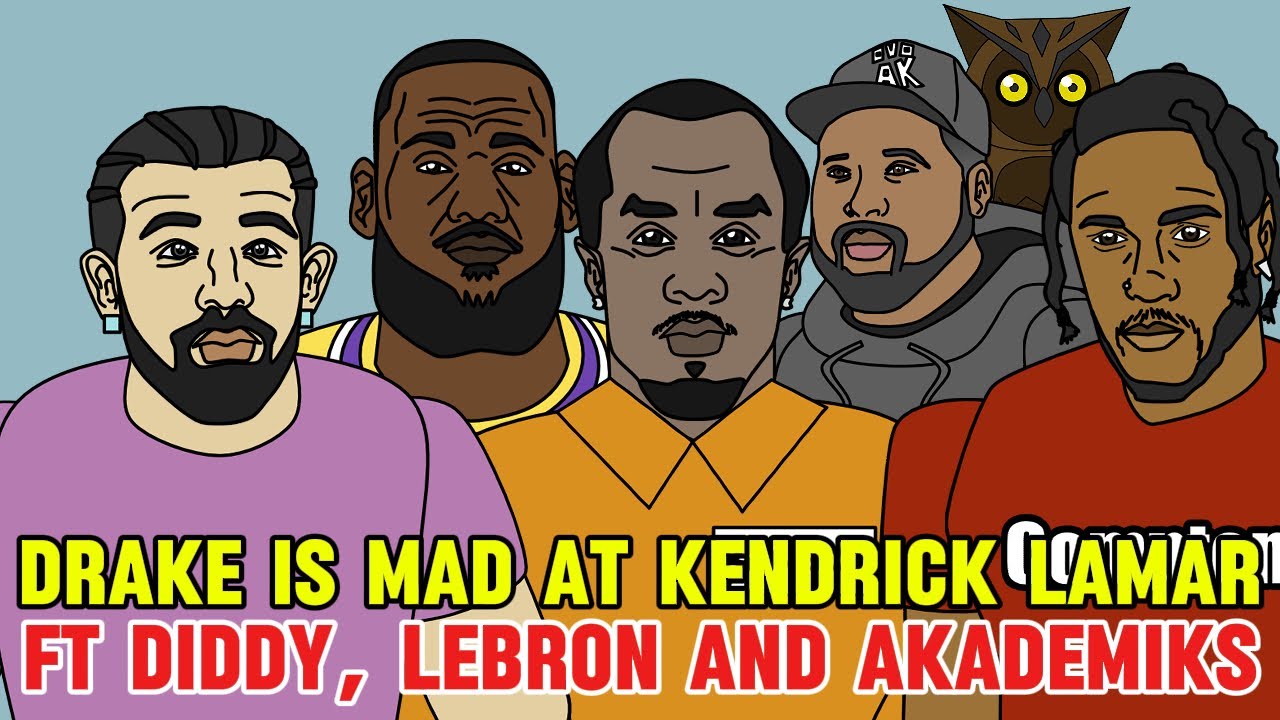 Drake is UPSET at Kendrick Lamar! ft  Diddy, Lebron James and Akademiks #drake #lebronjames #diddy