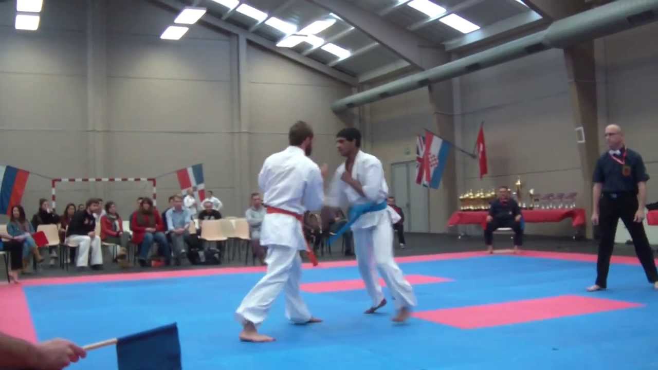 French Open Shinkyokushinkai Abdul POTYRAM Vs Edouard KRON Novice LightMen