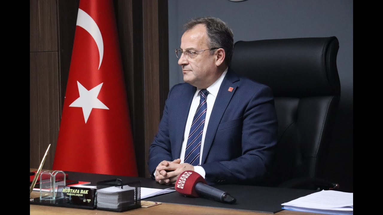 Chp İl Başkanı Mustafa Bak, Bakan Yusuf Tekin'e Trabzon'dan meydan okudu!